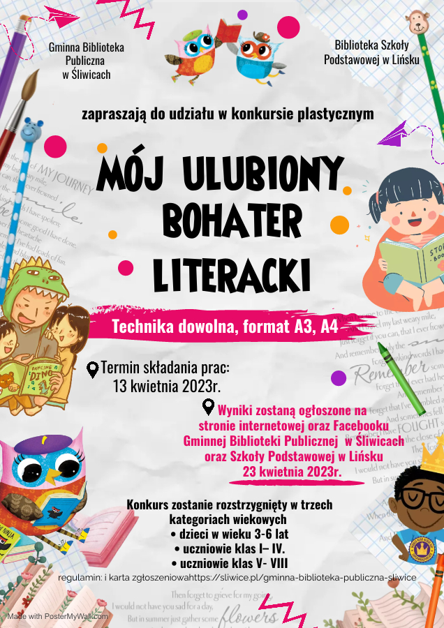 grafika m&oacute;j ulubiony bohater literacki