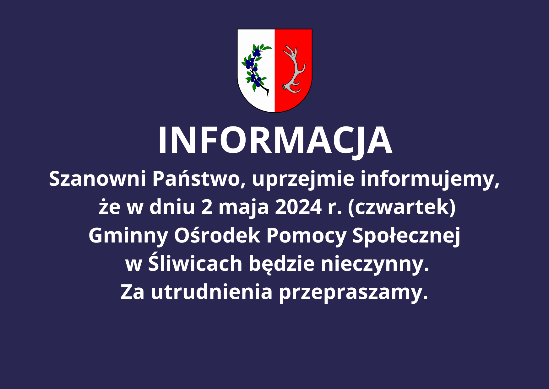 info gops zamknięty 2 maja