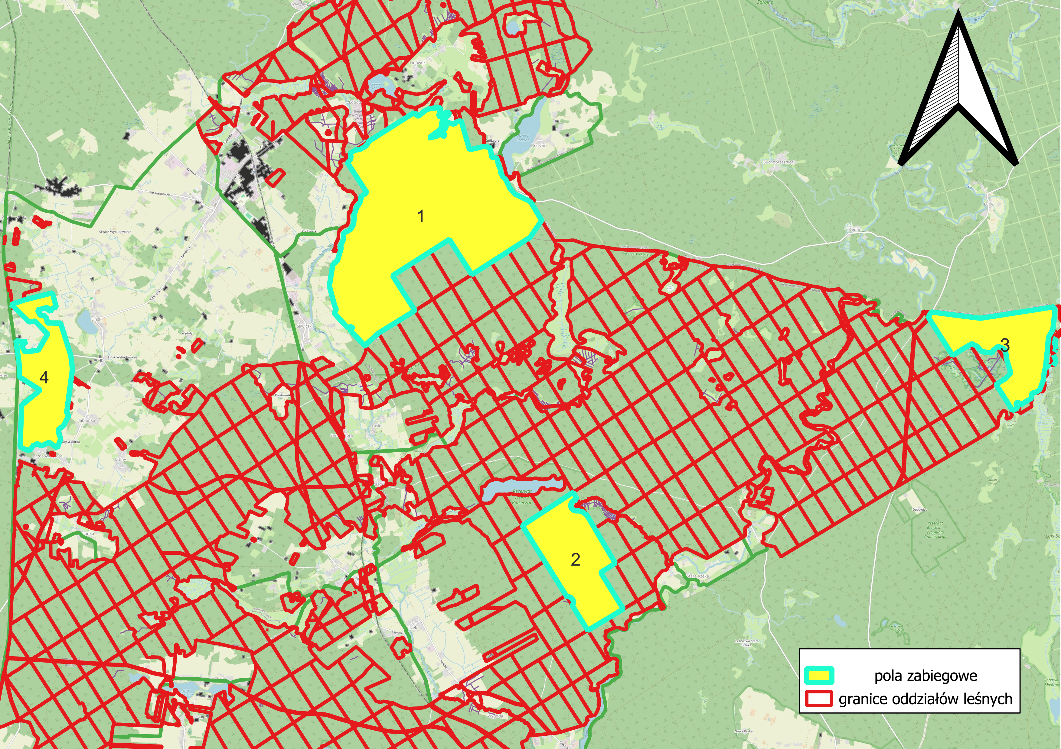 mapa zabieg&oacute;w