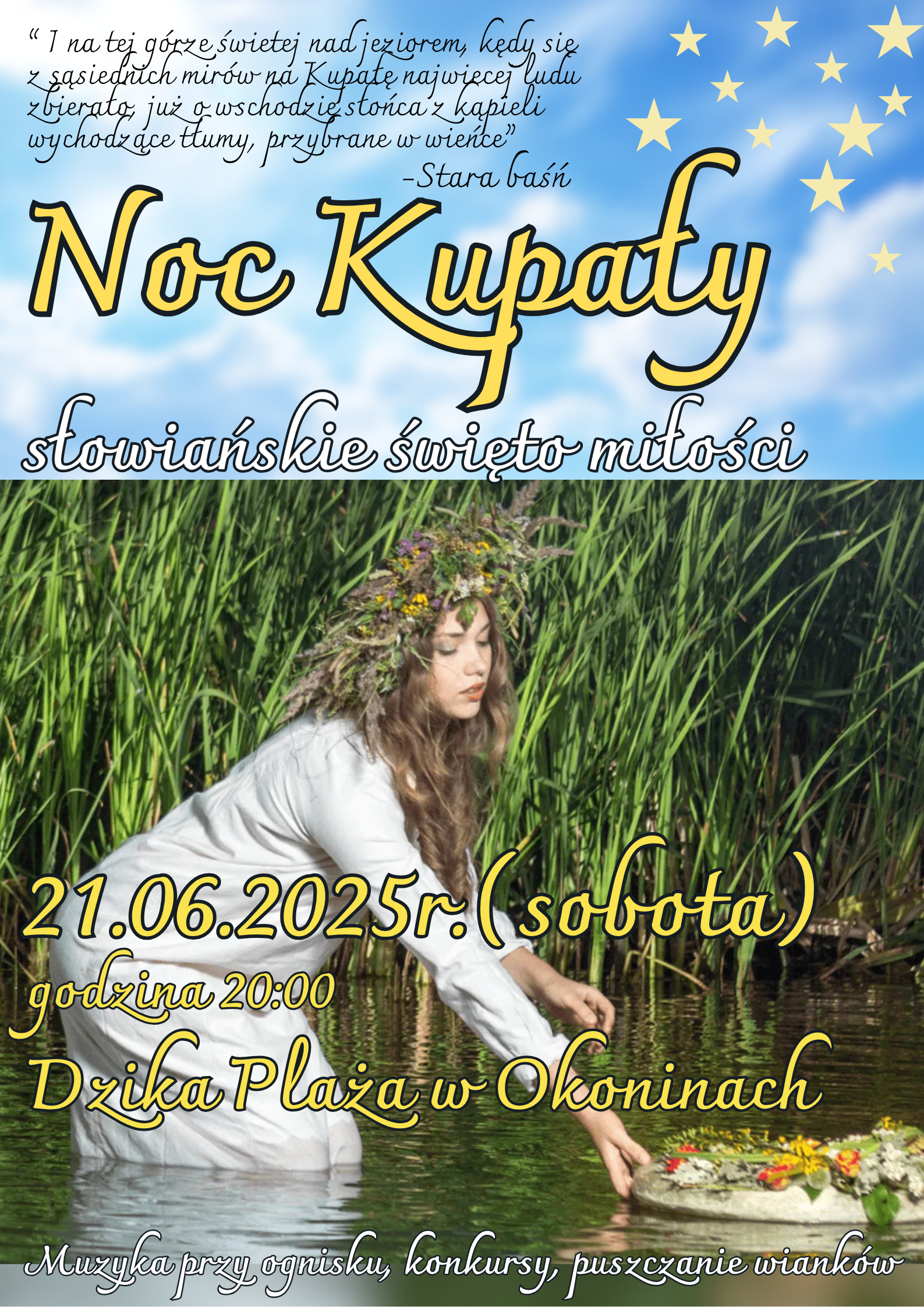 plakat noc kupały 2025