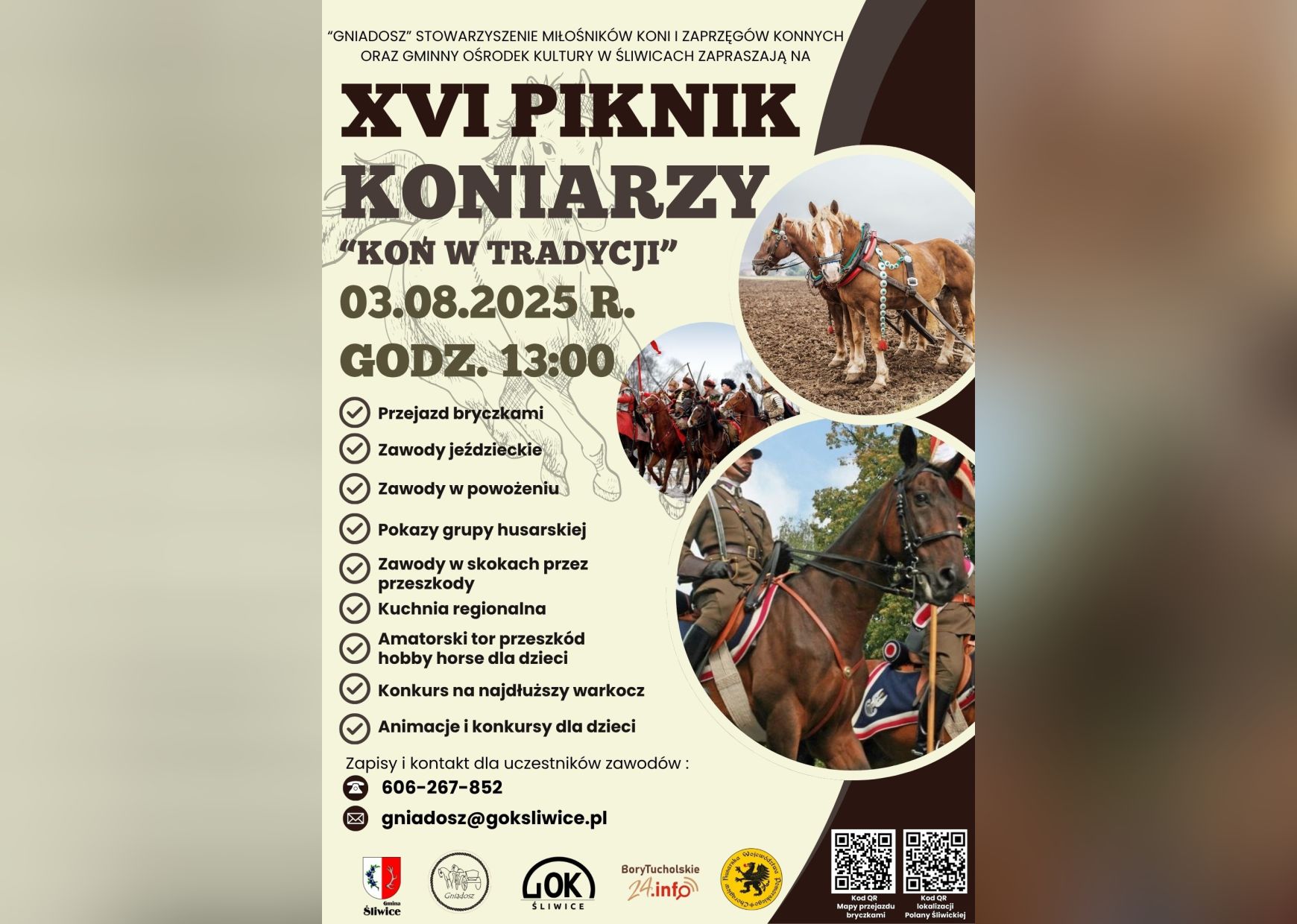 plakat xvi pikniku koniarzy