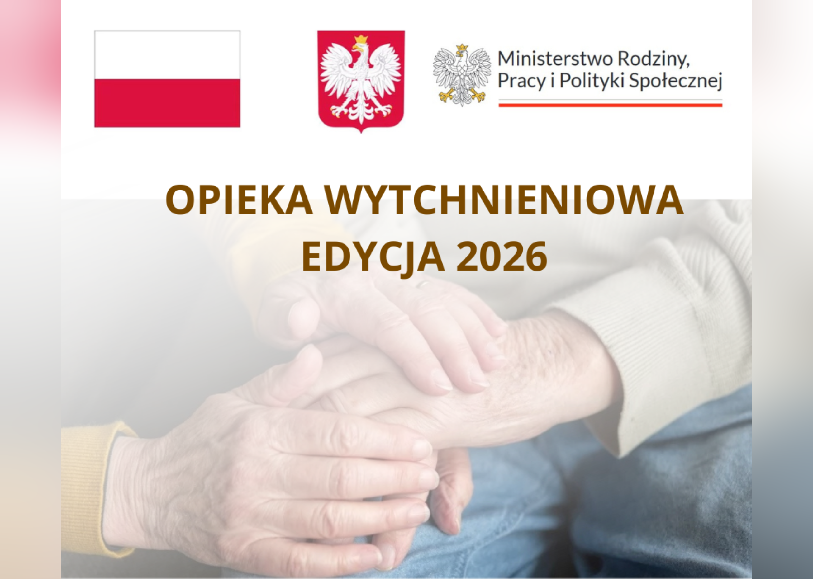 opieka wytchnieniowa plakat grafika