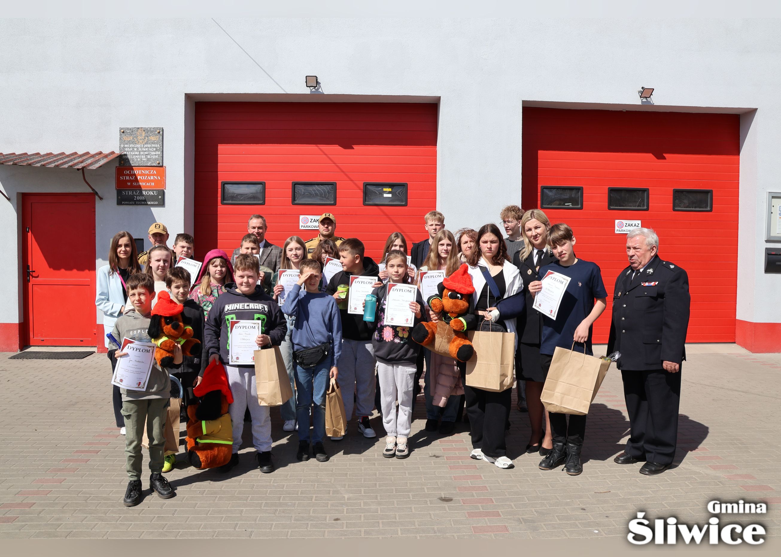 zebrani przed osp śliwice