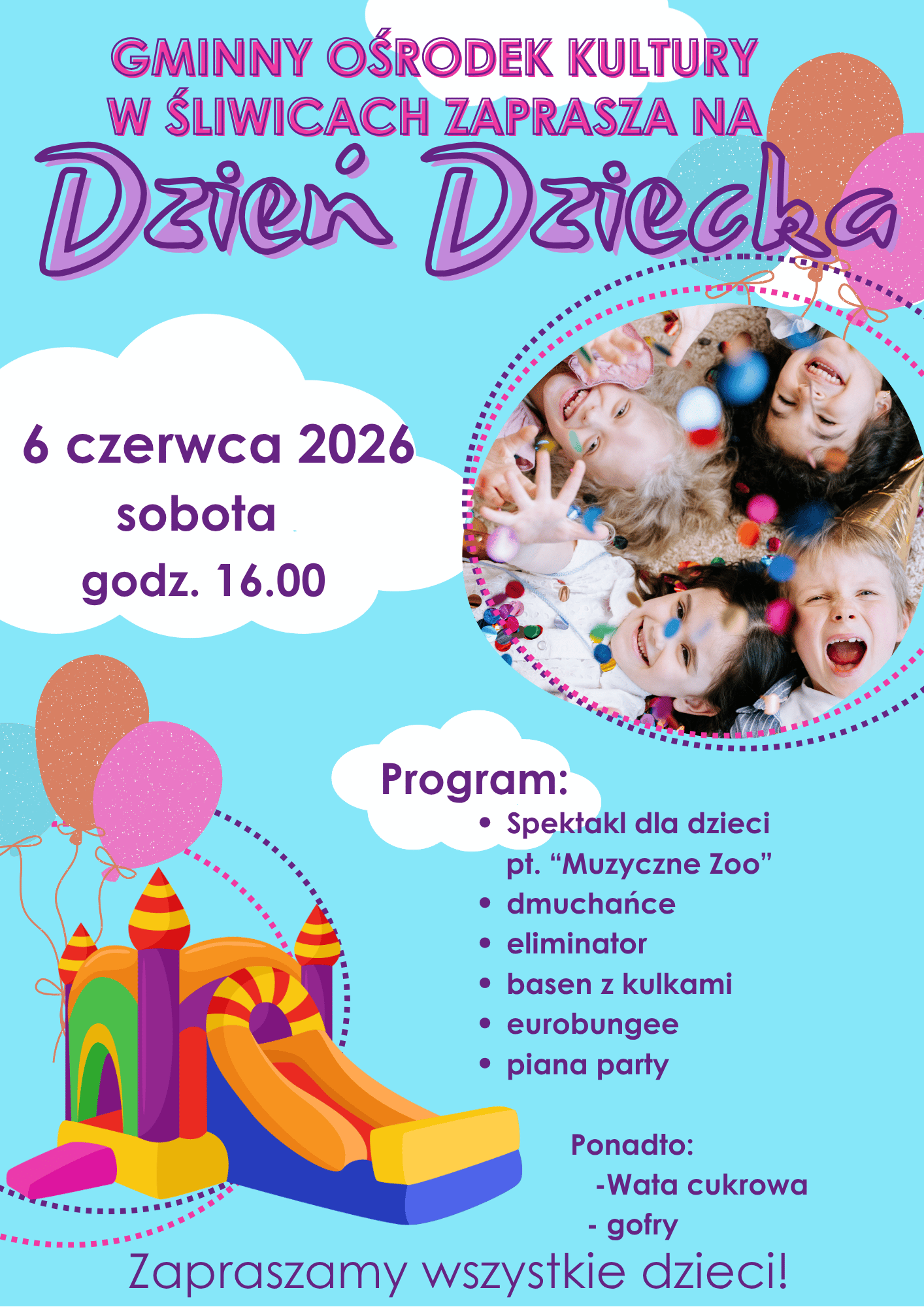 plakat dzień dziecka
