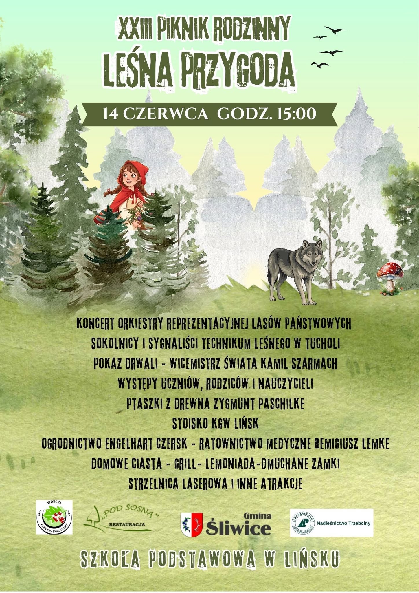 piknik leśna przygoda