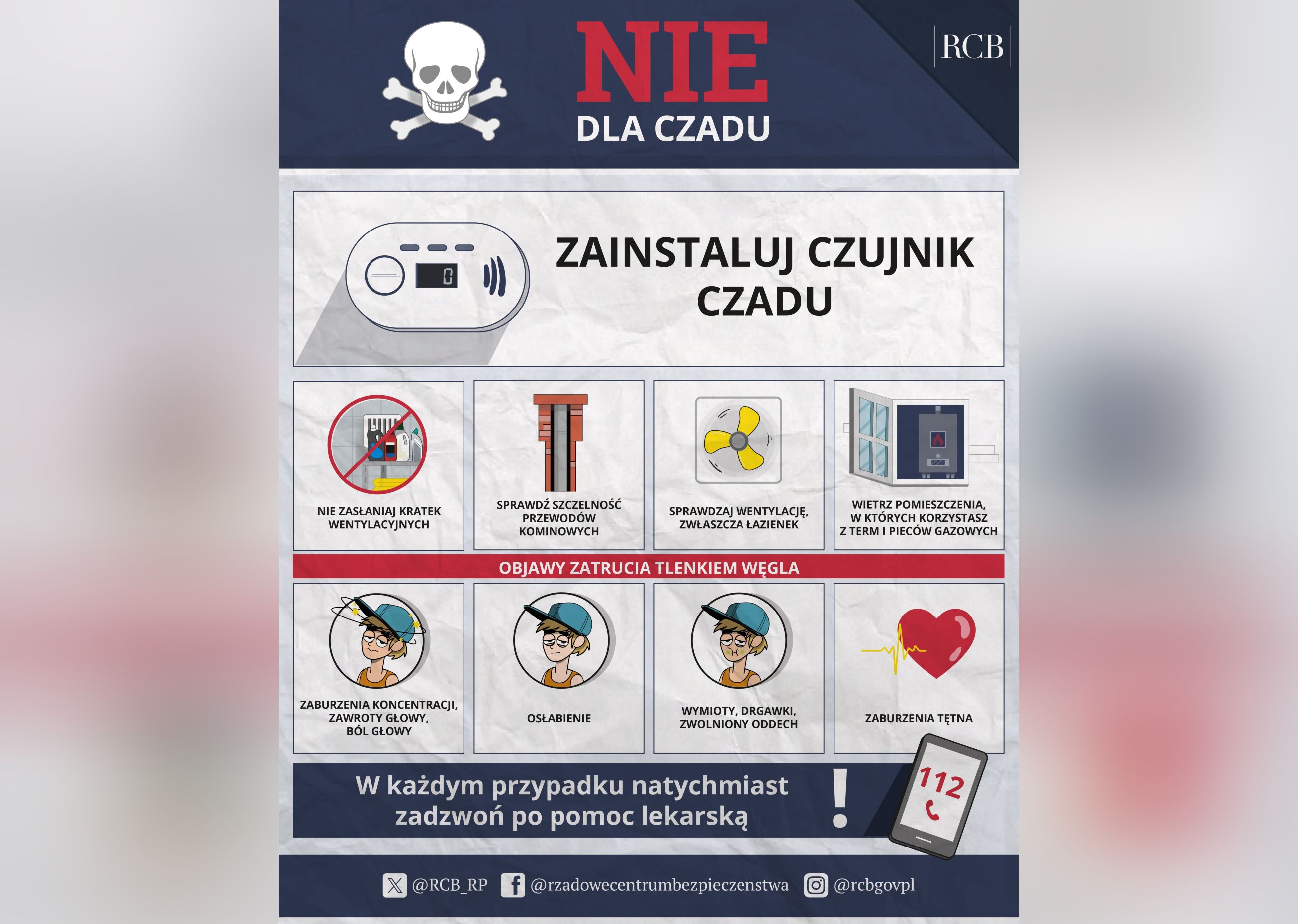 czad, czujnik dymu