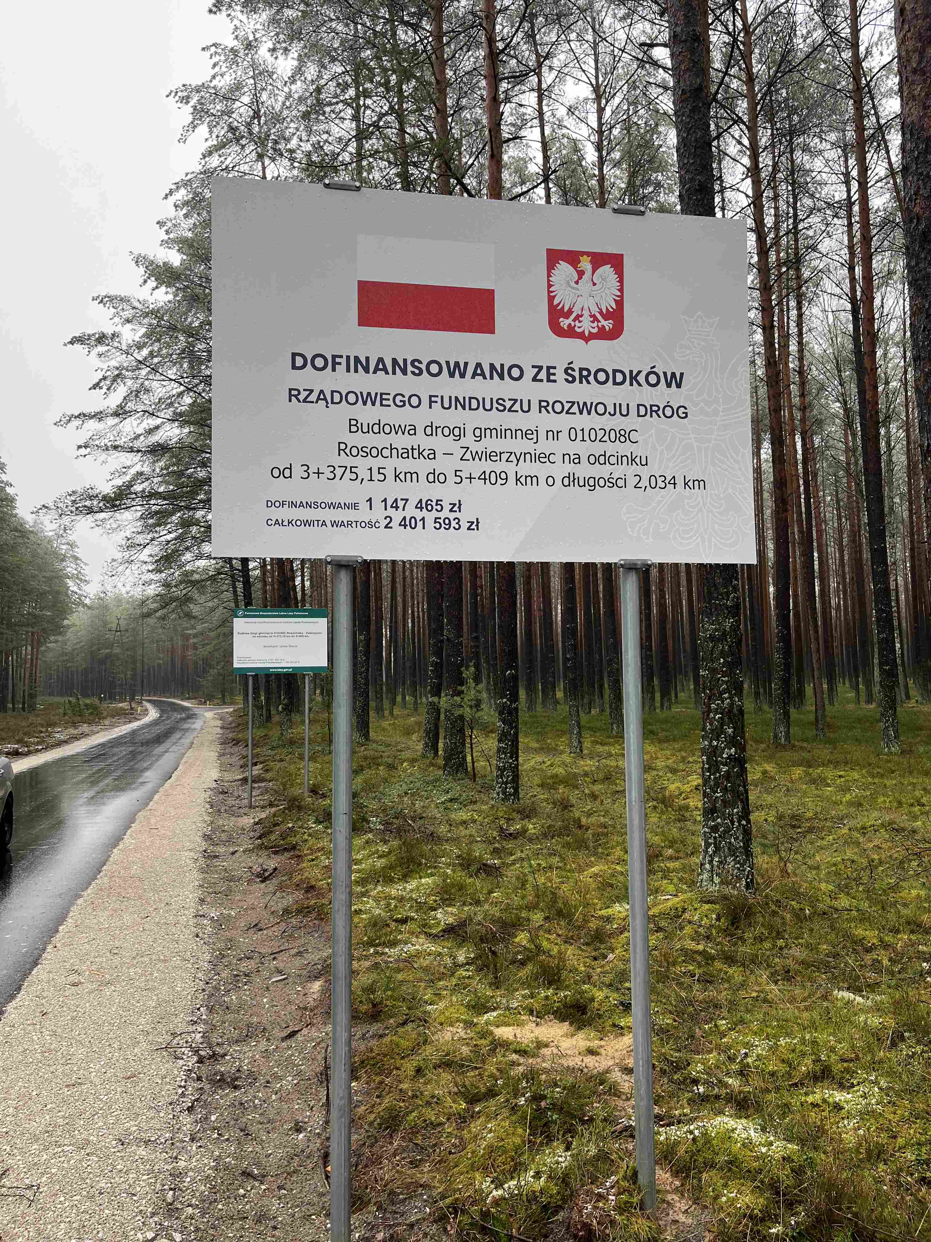 tablica remont drogi dofinansowanie