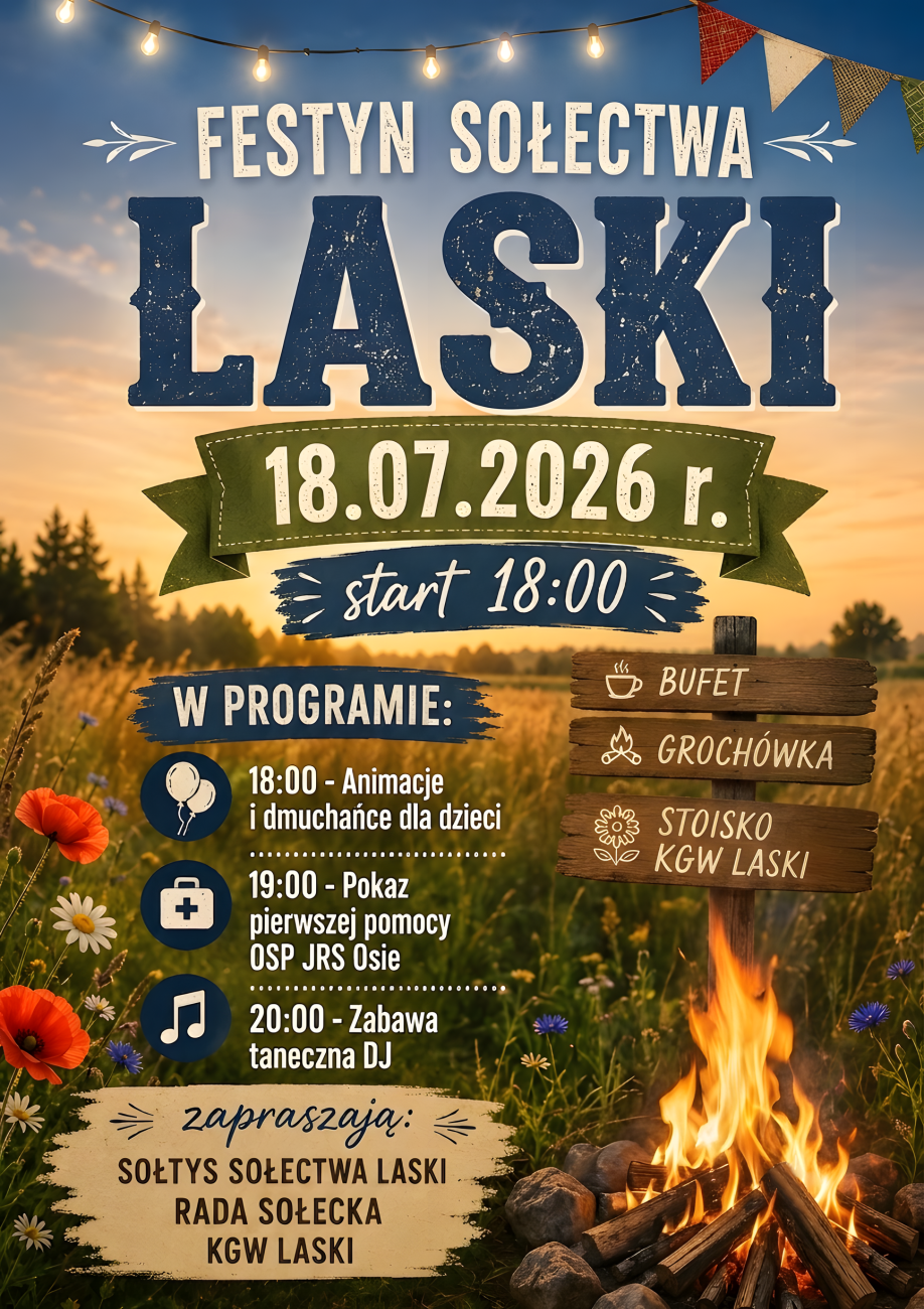 festyn sołectwa laski