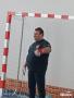 Bramkarz uśmiechający się
