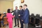 wręczenie życzeń dla sołtysów