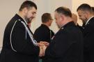 druhowie dzielą się opłatkiem