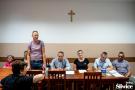 sołtys przemawia do zebranych