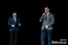 wójt przemawiający do mikrofonu