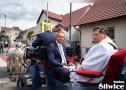 starosta, wójt, proboszcz na bryczce