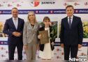 wójt, dyrektor sp śliwice, sekretarz i uczennica