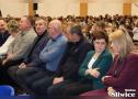 zebrani radni, sołysi i dyrektorzy szkół