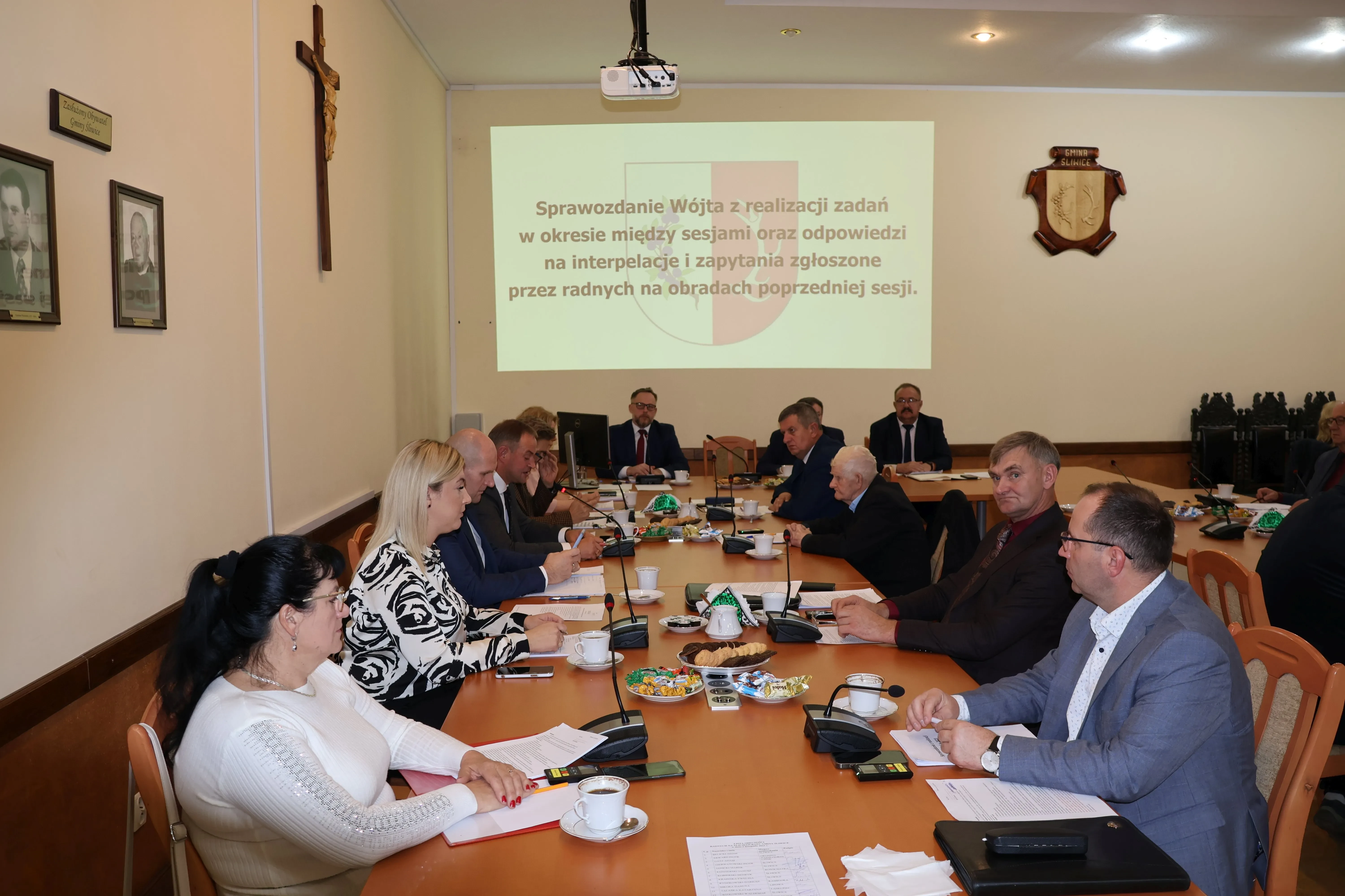 zebrani podczas sesji