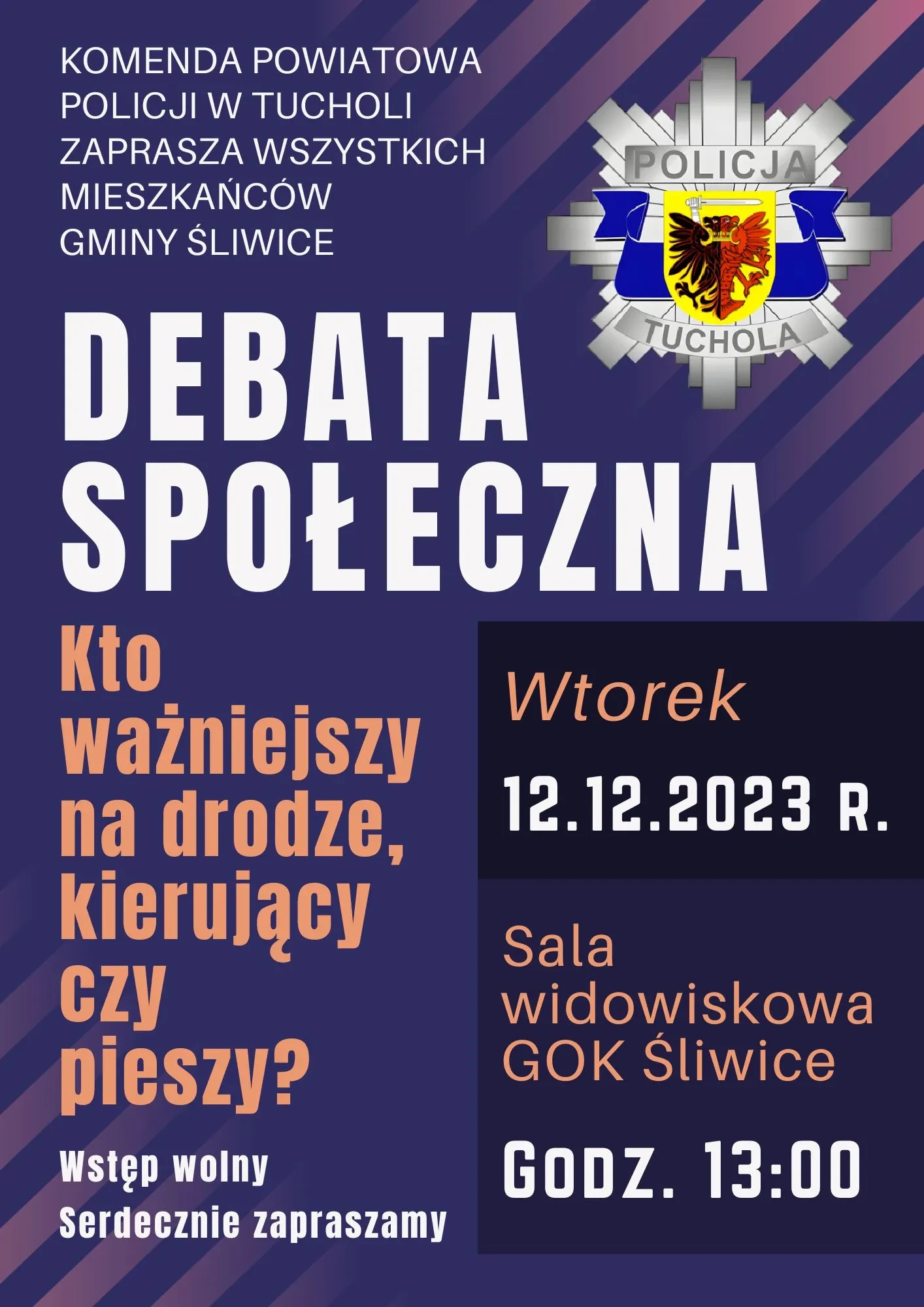 plakat komenda powiatowa policji