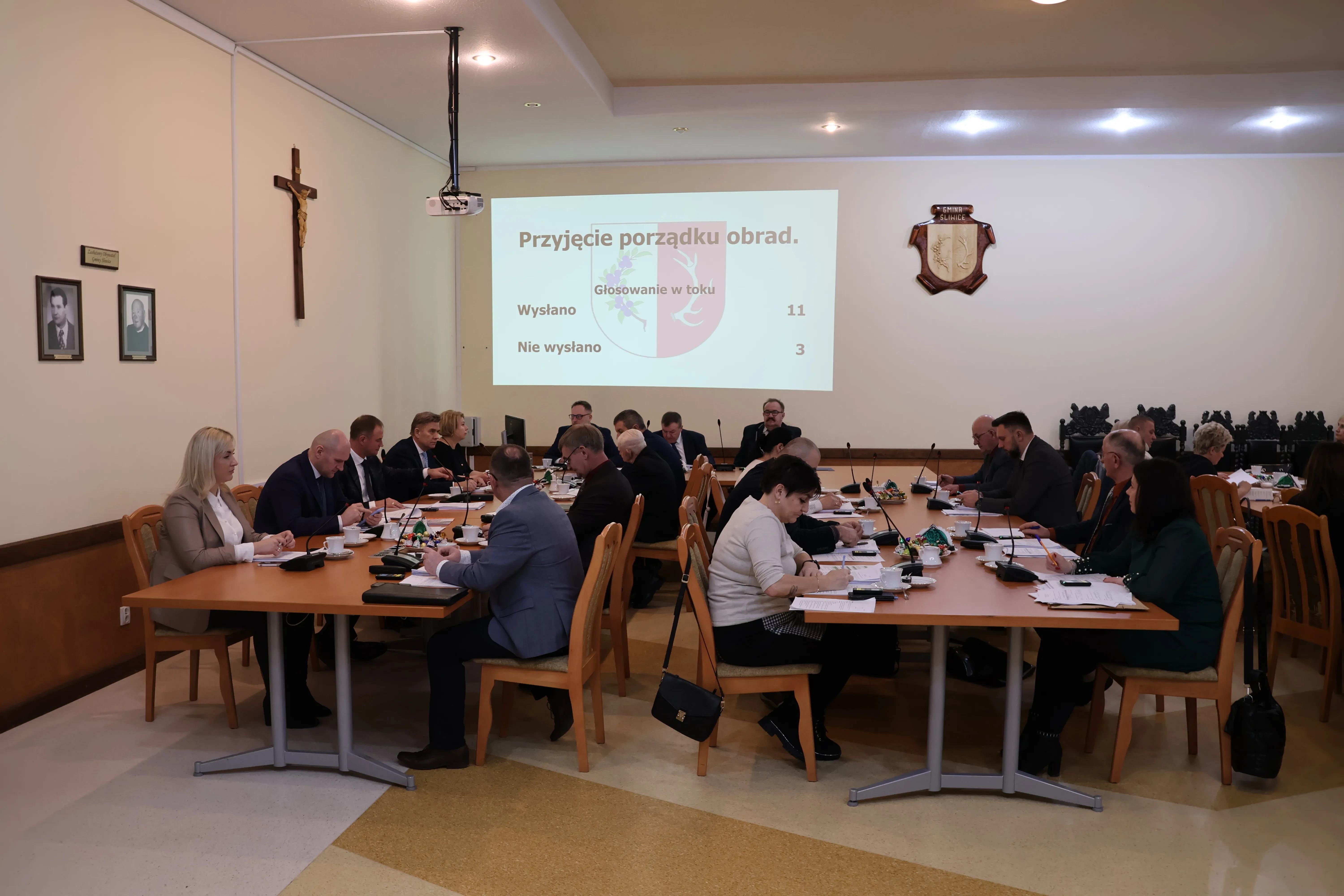Zebrani na sesji