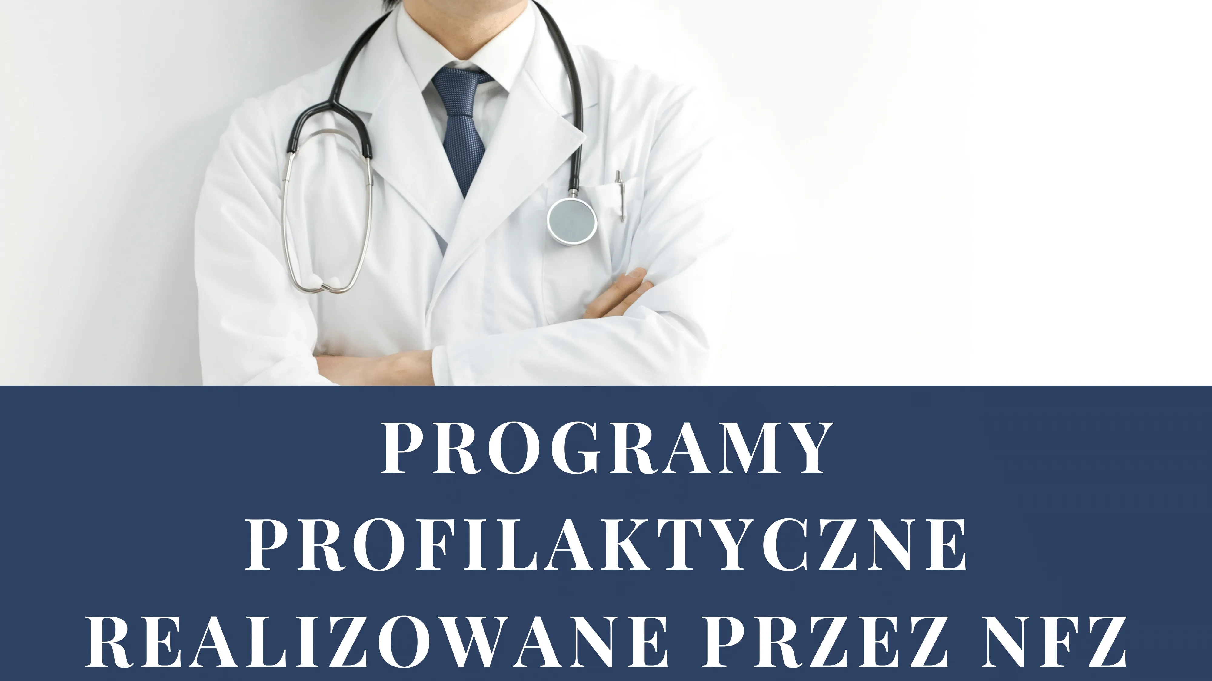 grafika z napisem programy profilatyczne realizowane przez nfz