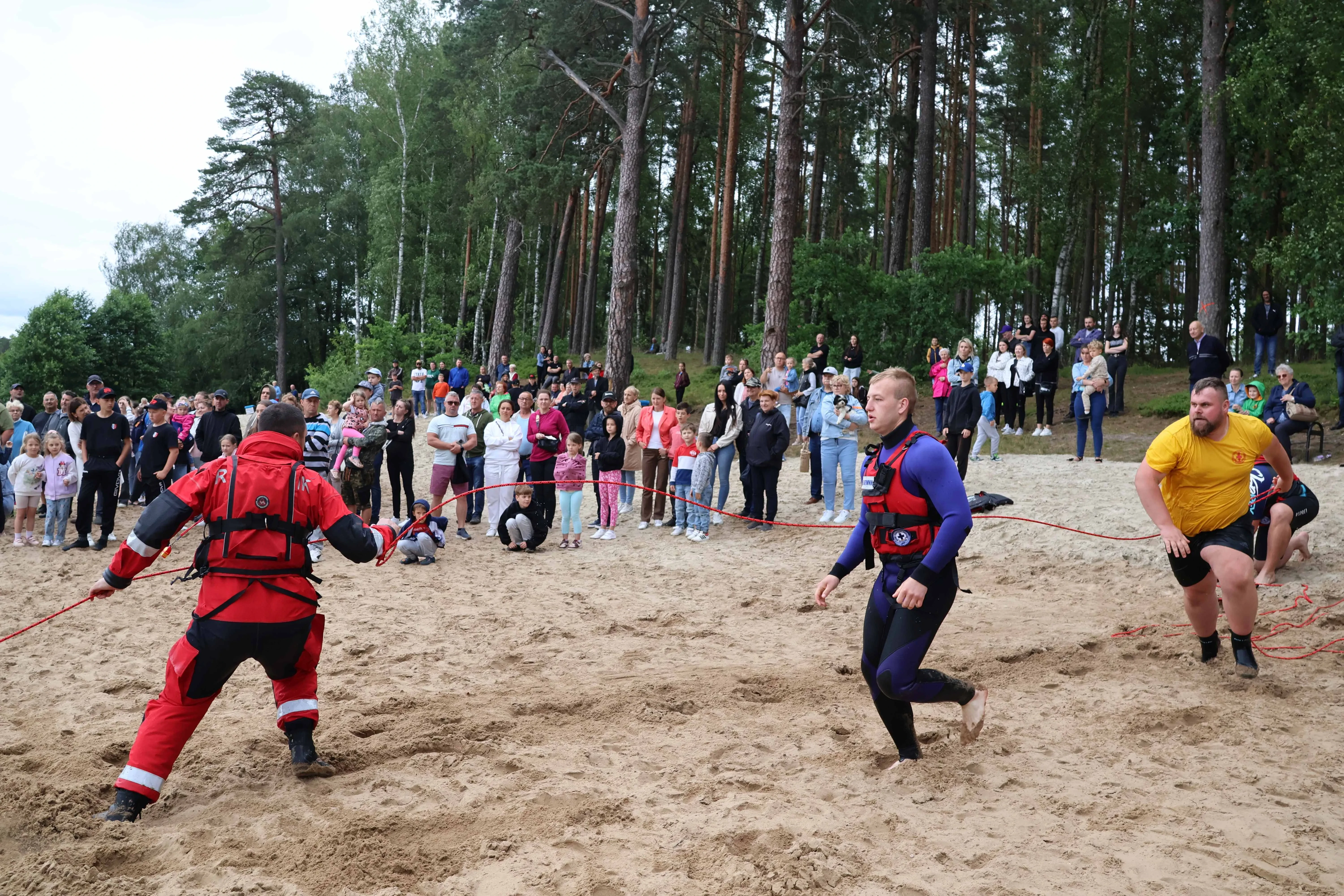 pokaz na plaży