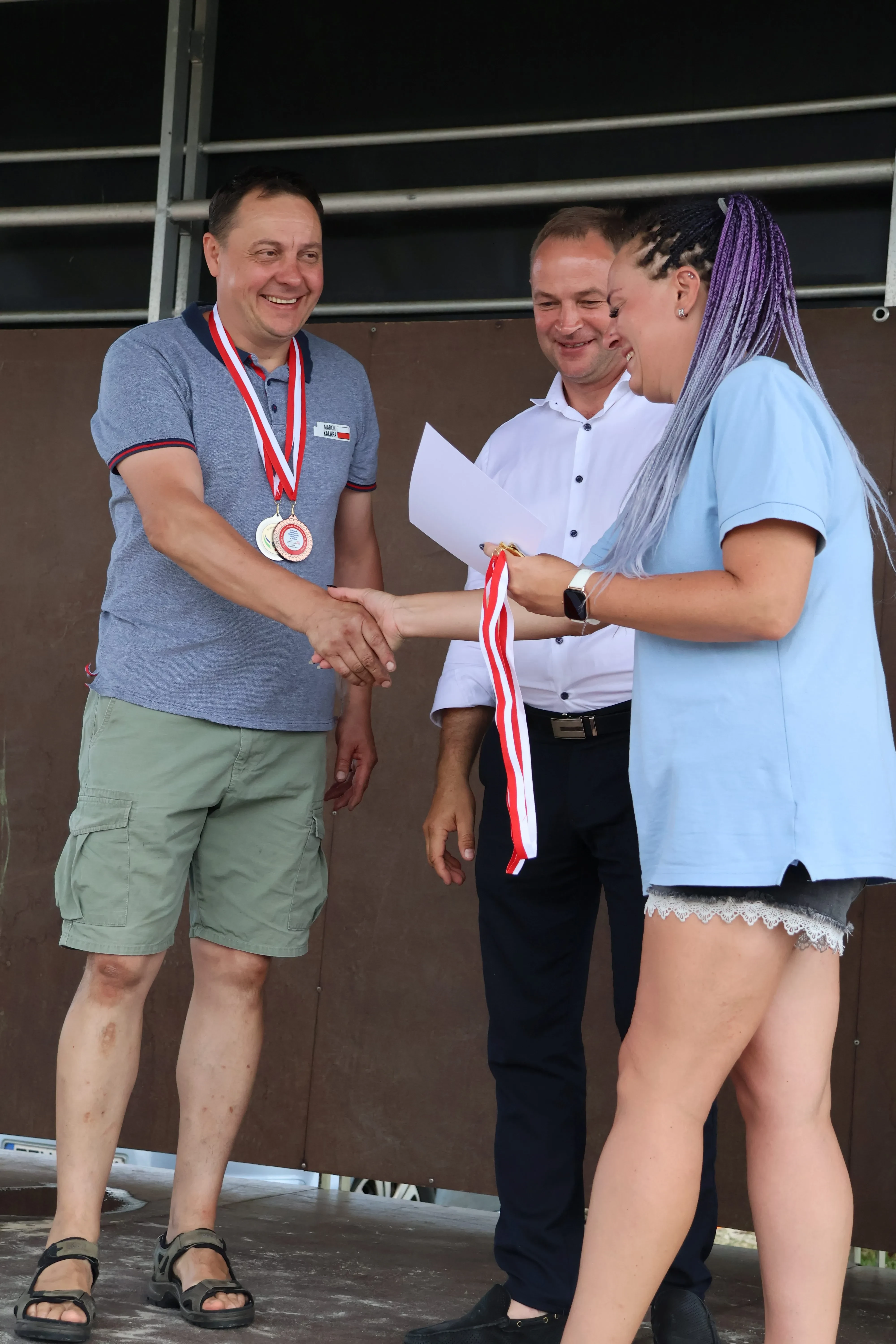 wręczenie medali
