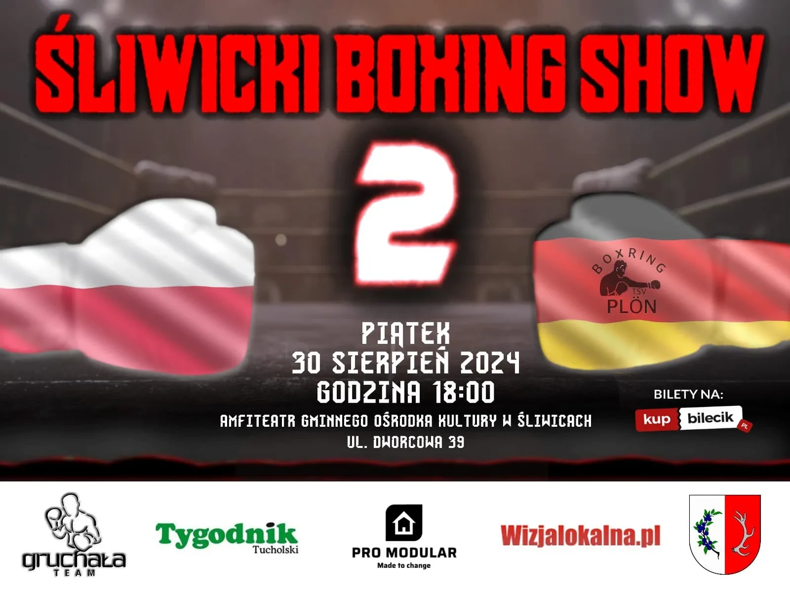grafika śliwicki boxing show 2