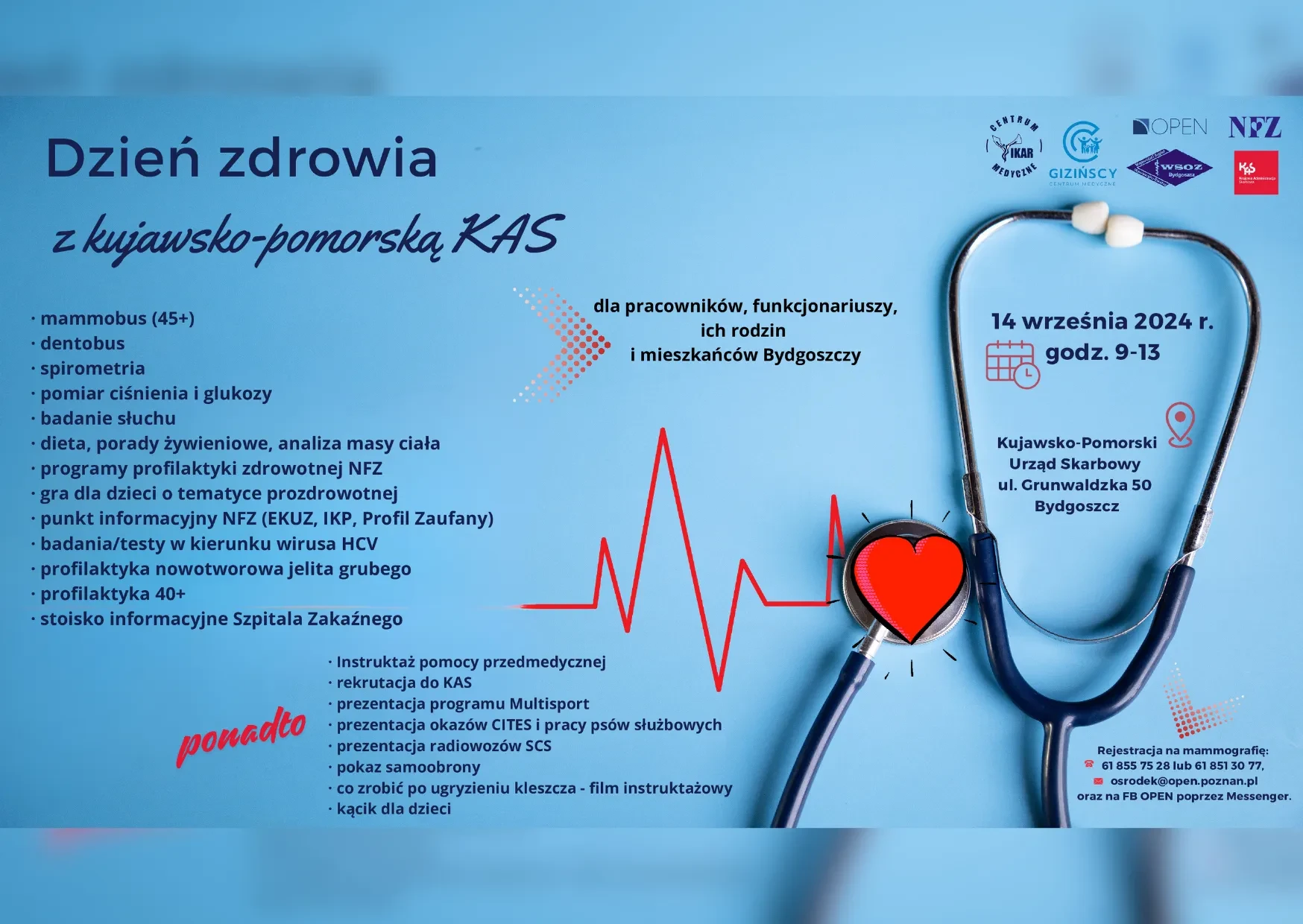 grafika dzień zdrowia z kujawsko - pomorską KAS