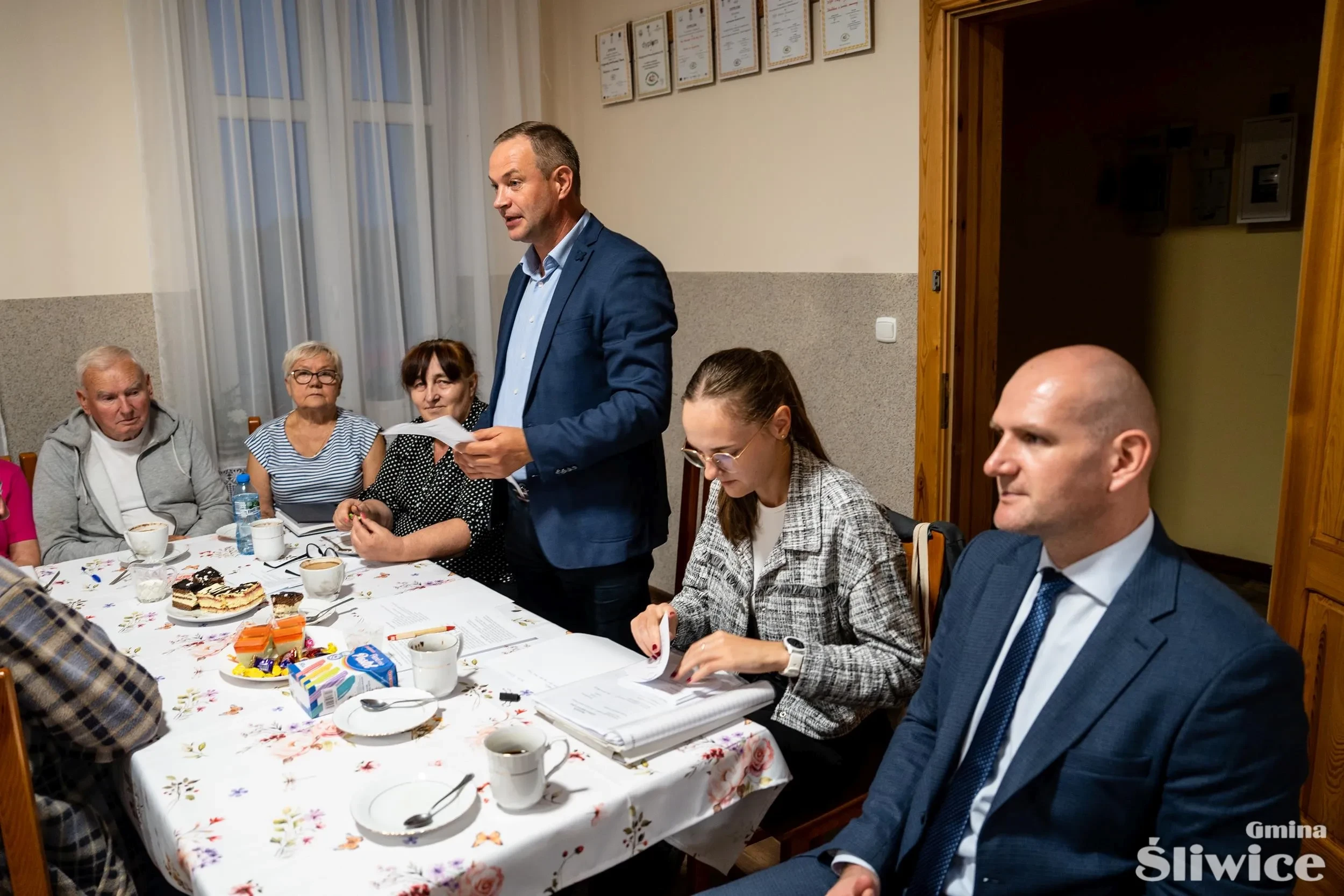 starosta, wójt, sołtys i protokolant