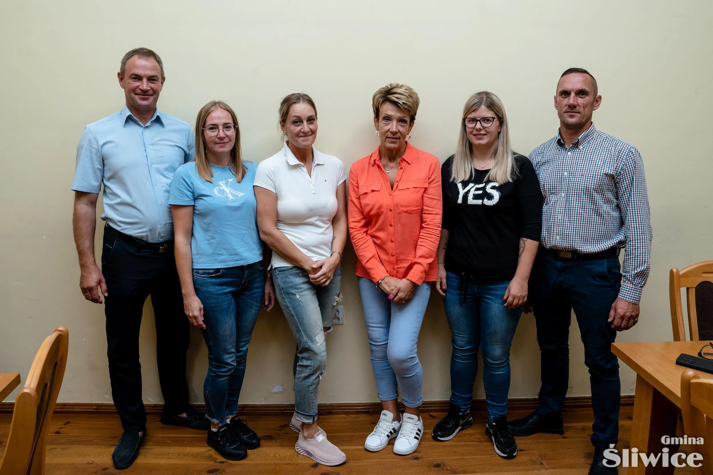 wójt i sołtys z nową radą sołecką sołectwa lipowa