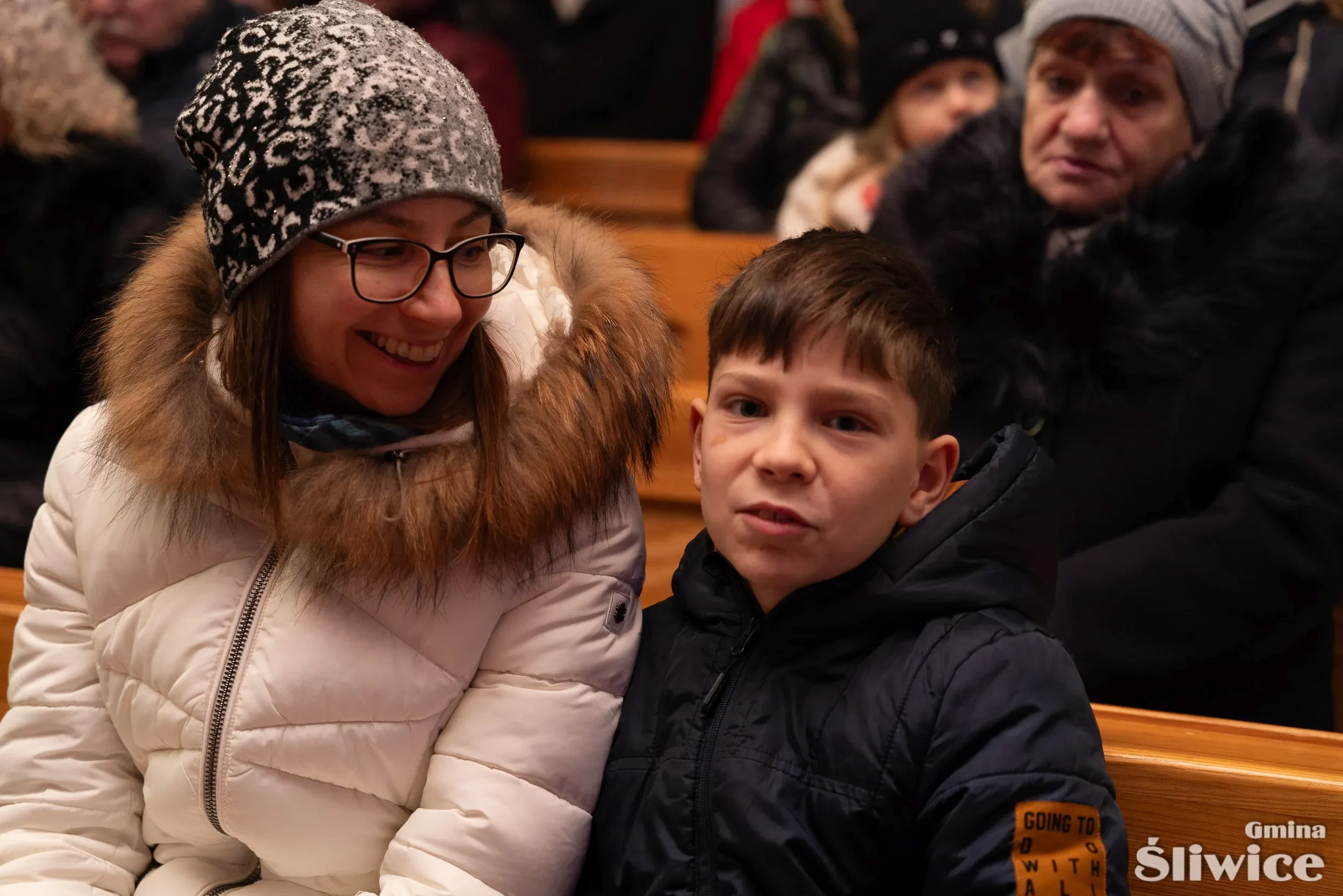 kobieta i chłopiec