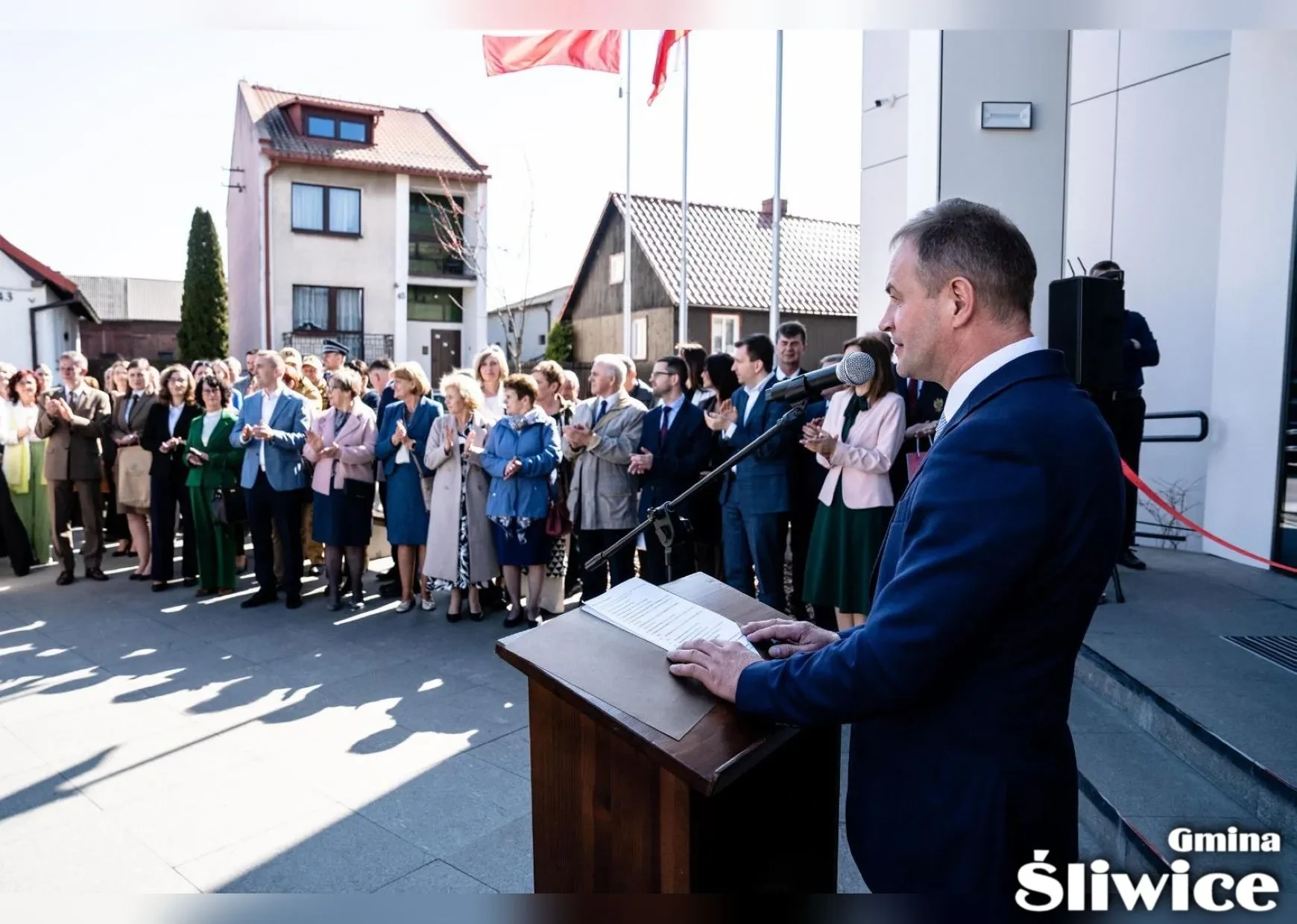 przemówienie wójta do publiczności