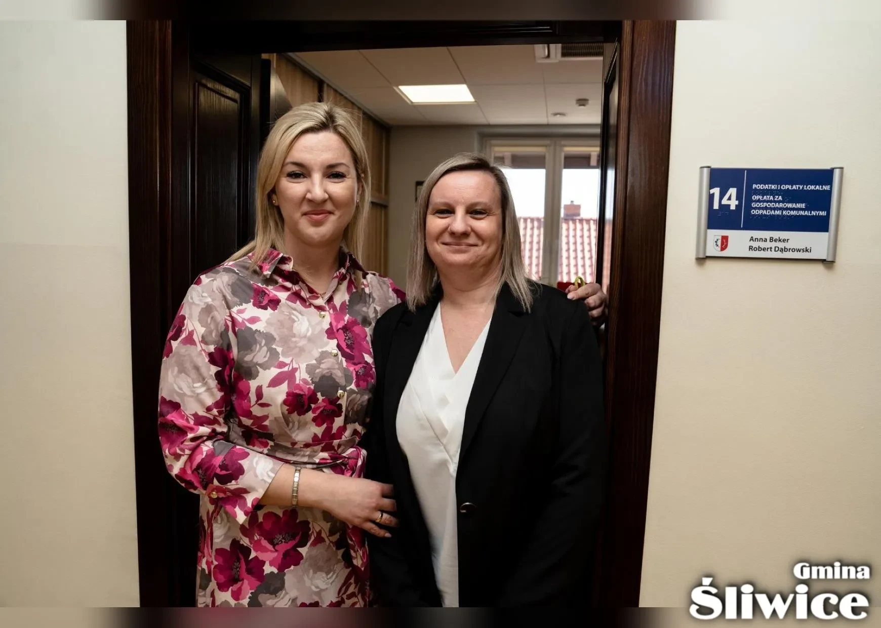 wicewójt z kobietą