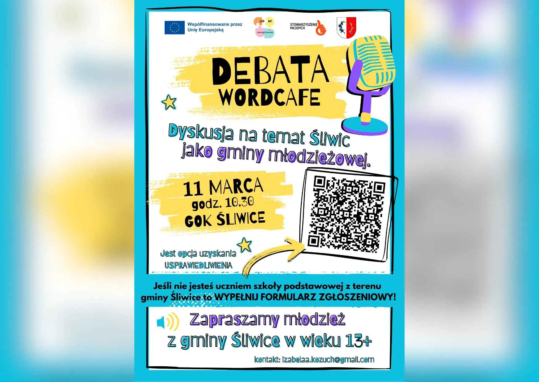 plakat debaty wordcafe 