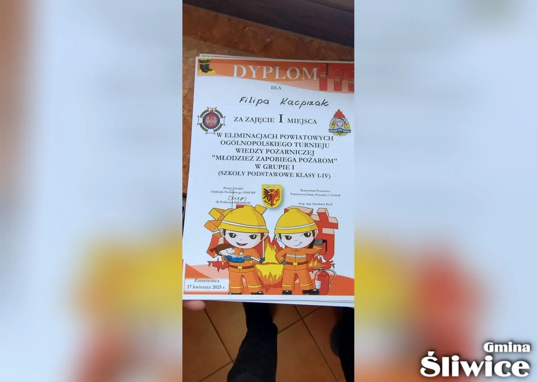 dyplom filipa kacprzaka