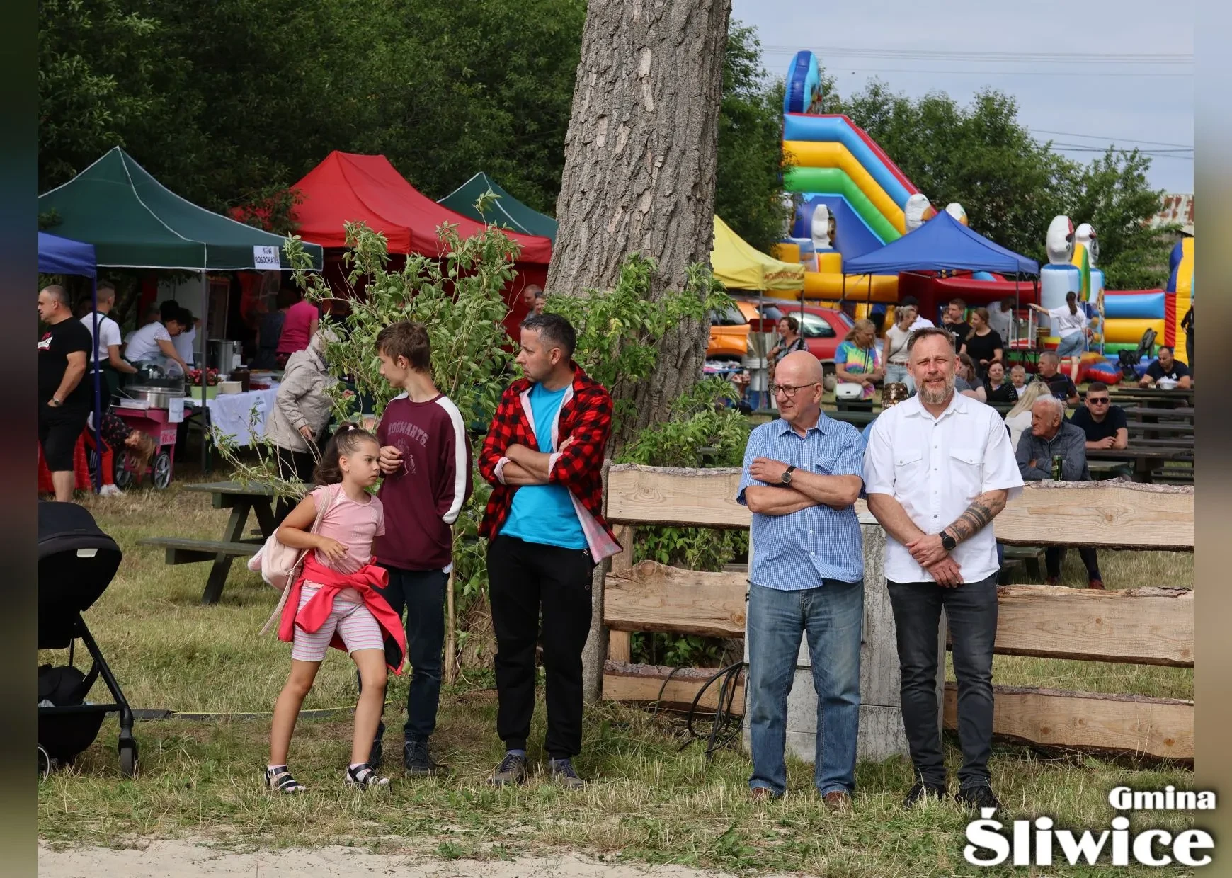 przewodniczący rg i sołtys lińska