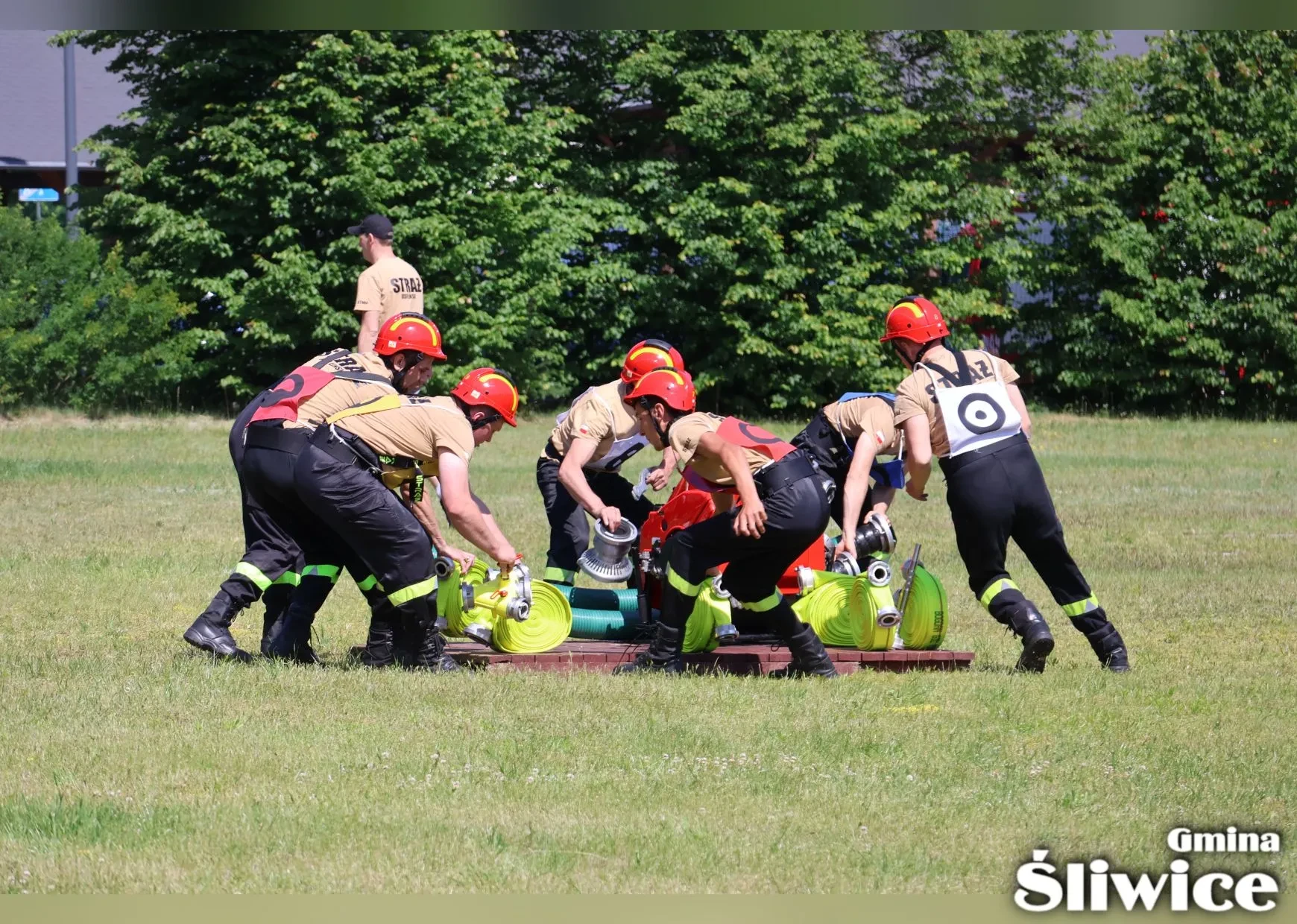 drużyna z lińska zaczęła
