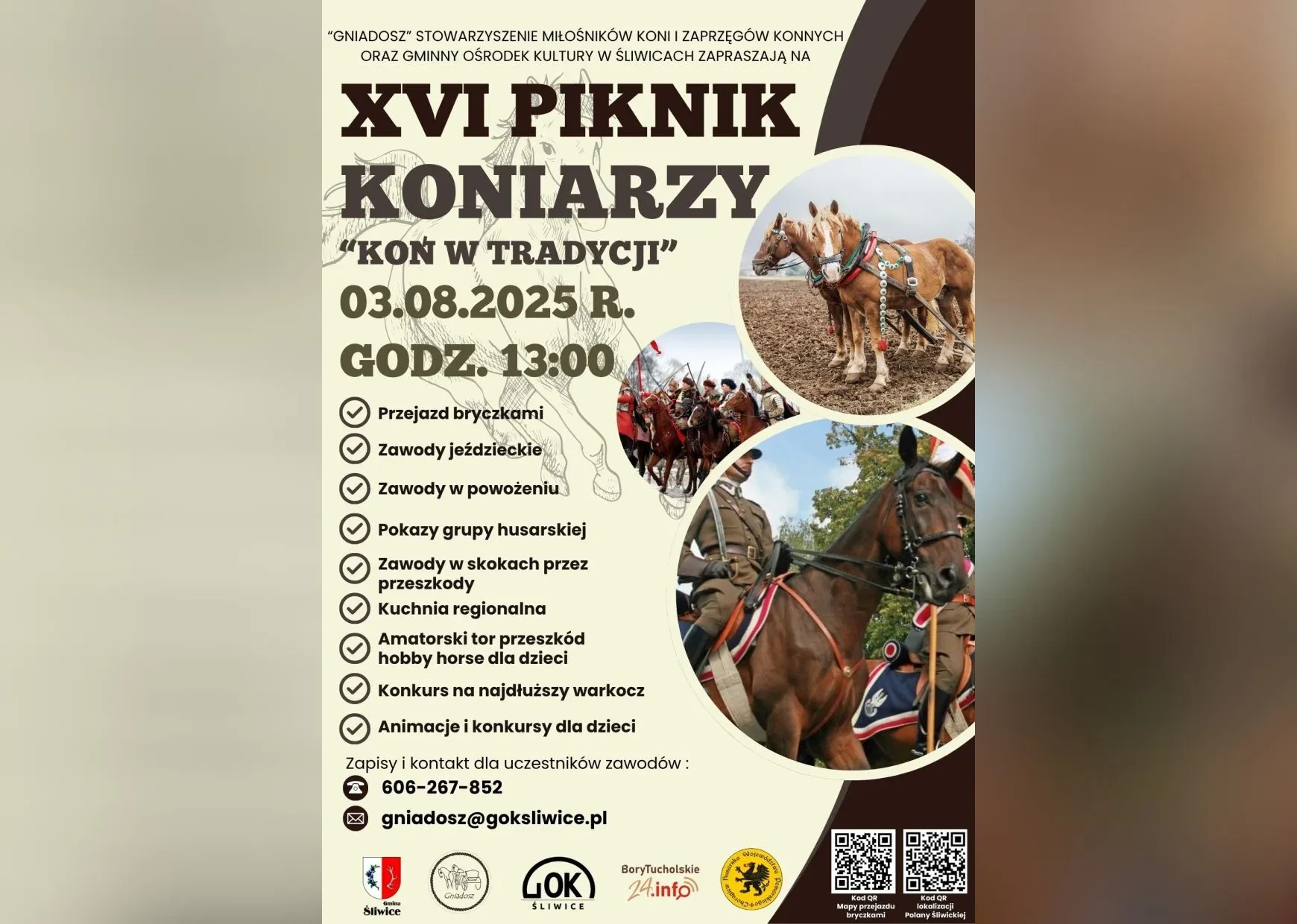 plakat xvi pikniku koniarzy