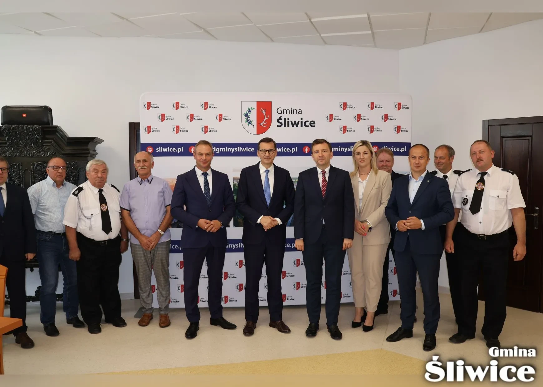 wspólne zdjęcie na ściance