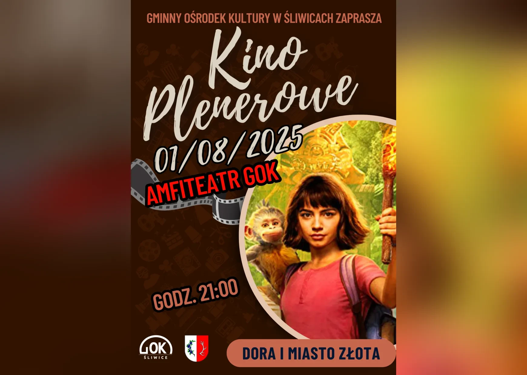 kino plenerowe plakat aktualny