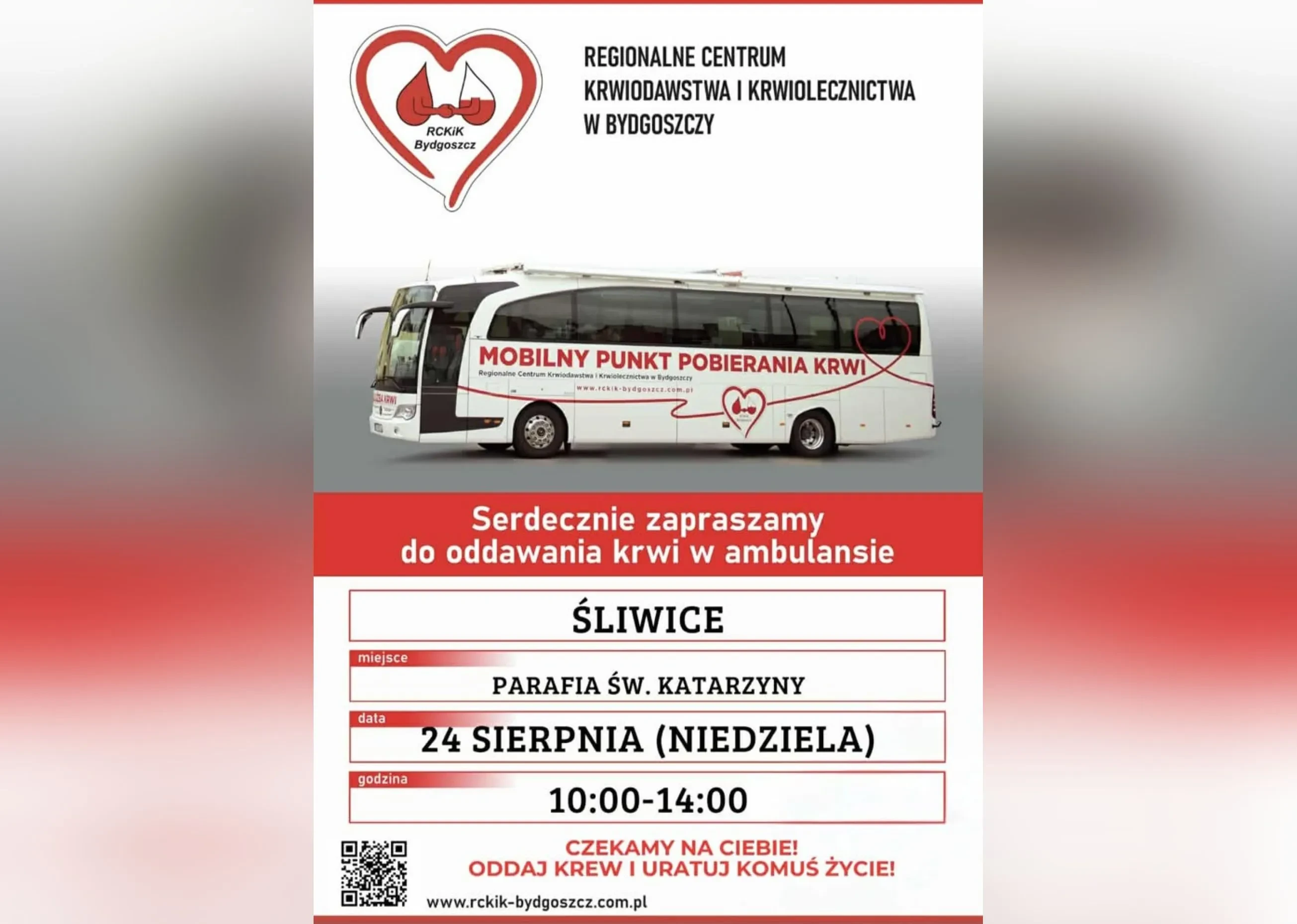 plakat krwiodawstwo