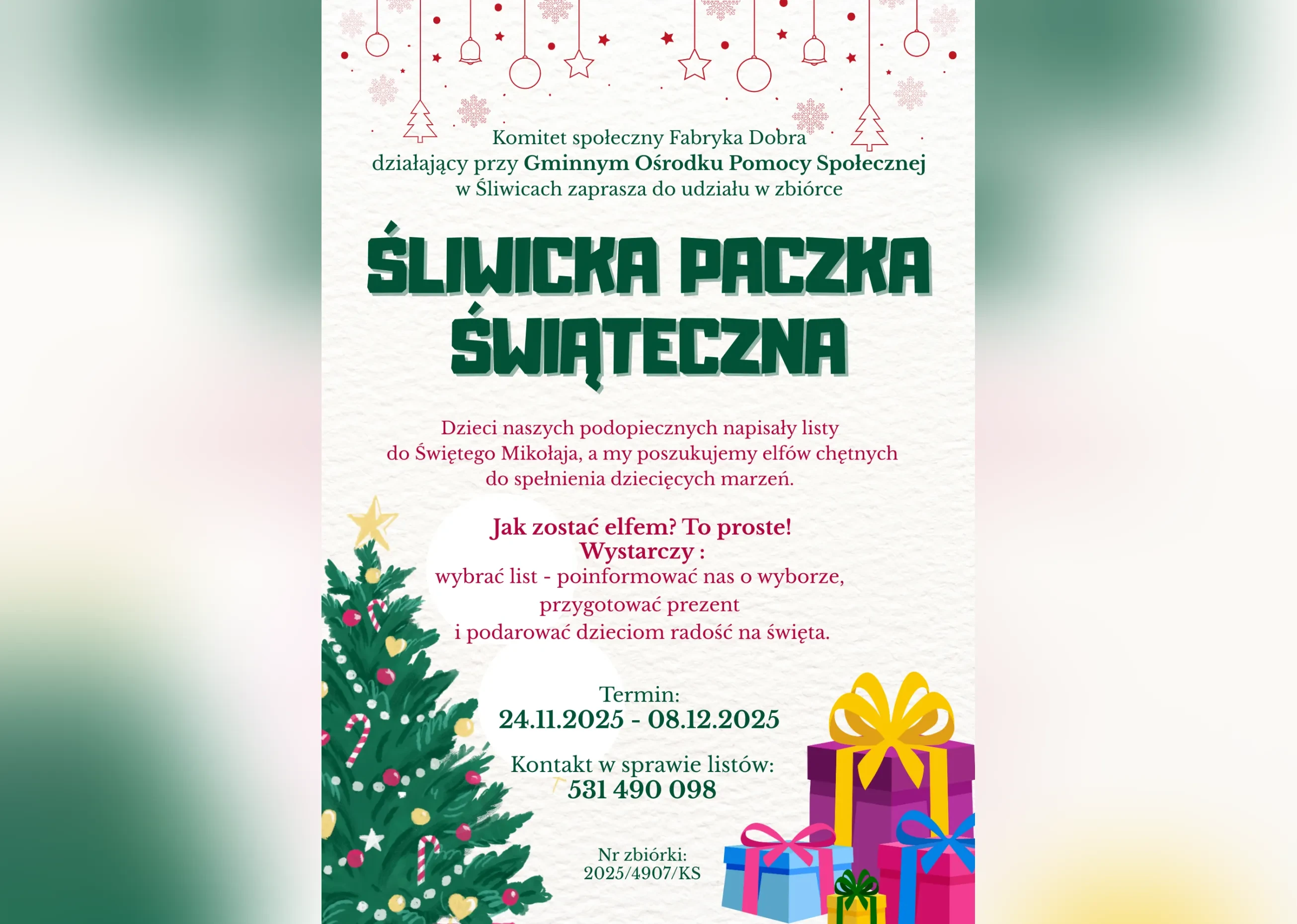 Śliwicka paczka świąteczna