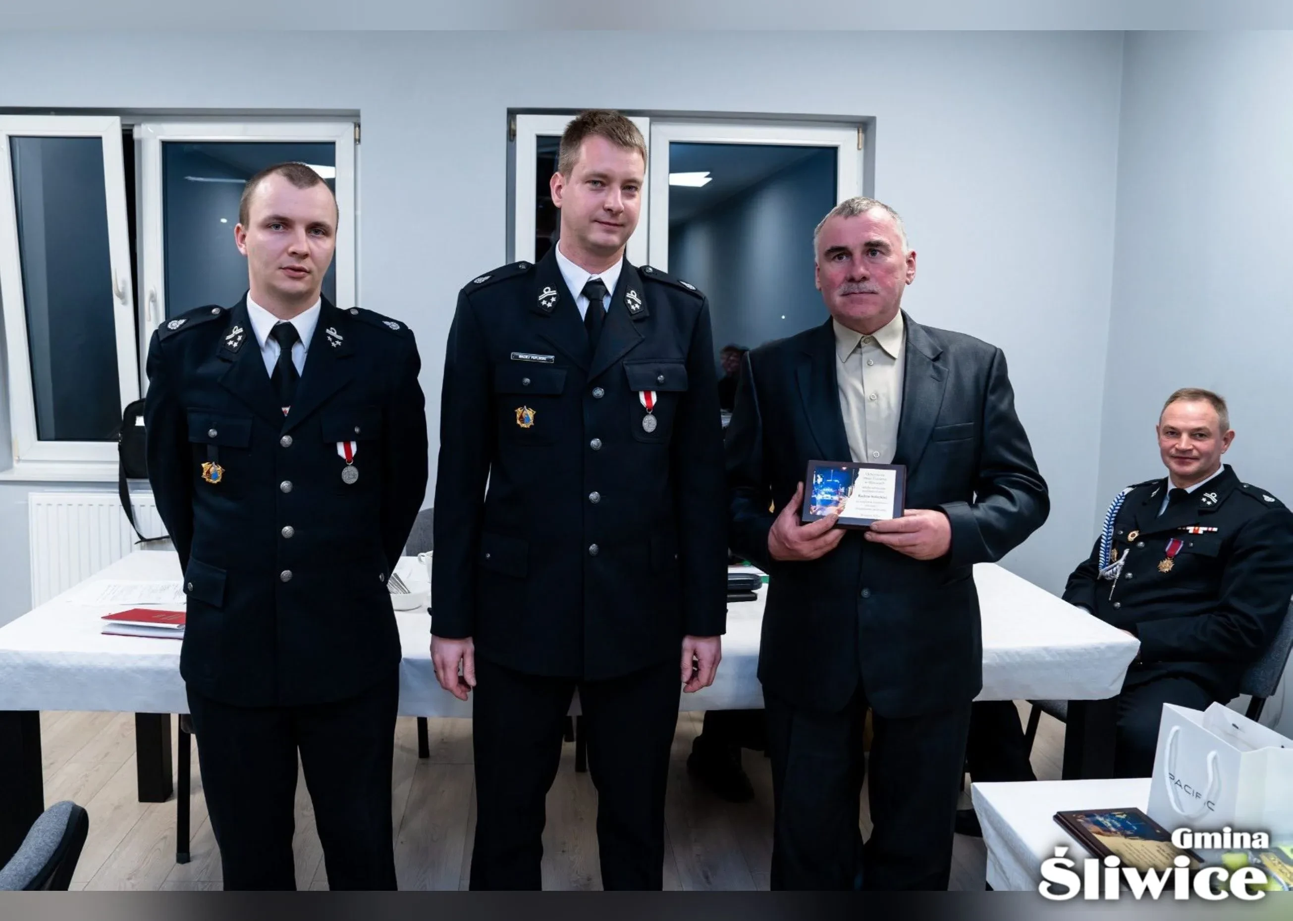 zarząd osp z sołtysem śliwic