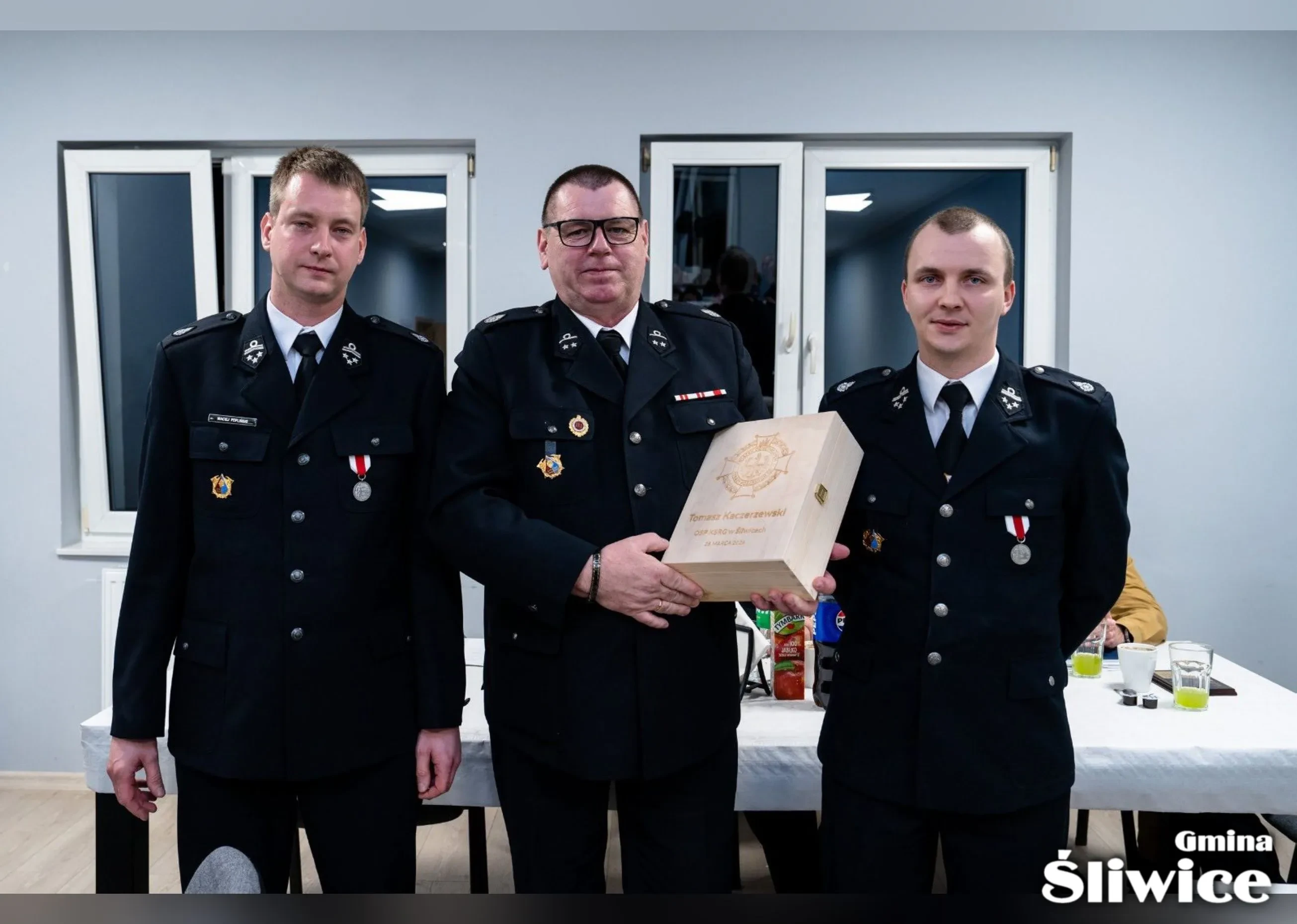 Tomasz Kaczerzewski z podziękowaniem