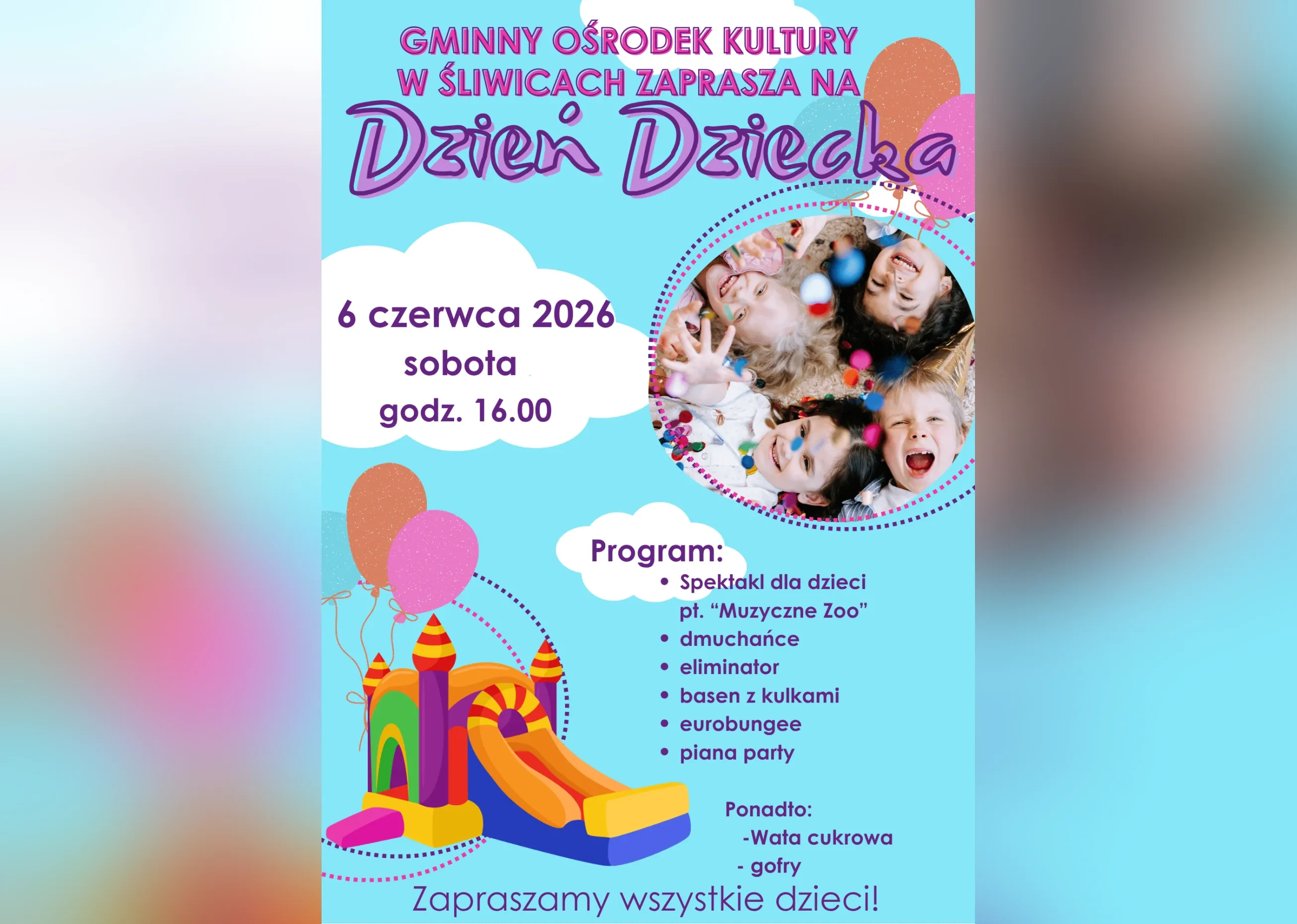 plakat dzień dziecka