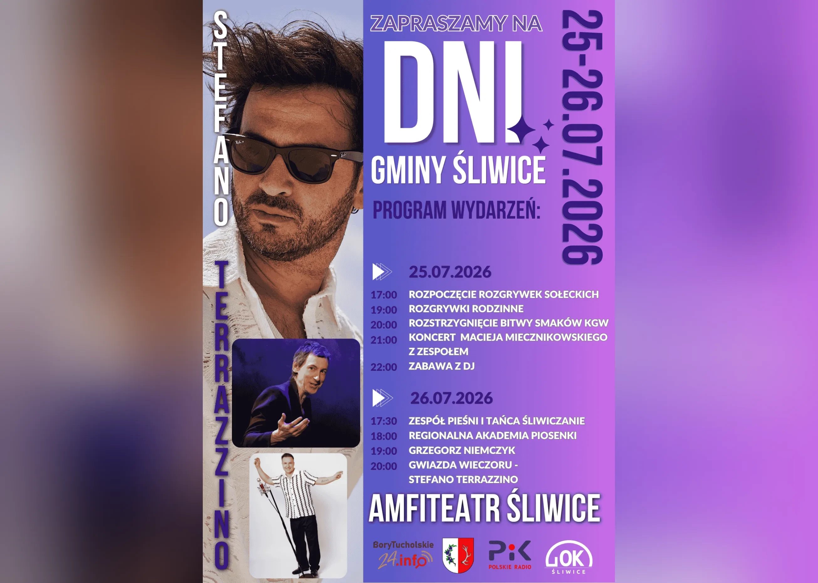 dni gminy Śliwice  poziom